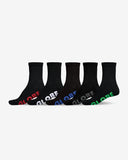Globe Stealth Crew 5Pkt Socks - Black