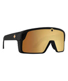 Spy Monolith Club Midnite Soft Matte Black W/ Happy Bronze Gold Spectra Mirror Sunglasses