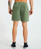 Stussy Wide Wale Cord Beachshort - Pigment Green