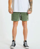 Stussy Wide Wale Cord Beachshort - Pigment Green