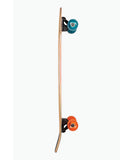 Globe Longboard showing the wheels