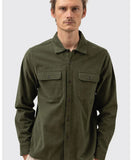 Rhythm Brushed Twill LS Mens Shirt - Olive