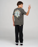 The Mad Hueys Tunnel Vision Youth SS Tee - Charcoal