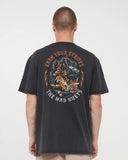 The Mad Hueys Earn Stripes SS Tee - Washed Black