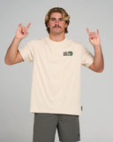 The Mad Hueys Frothy Fanging SS Tee - Cement