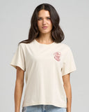 The Mad Hueys Mermaid Anchor Womens SS Tee - Vintage Black