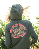 The Mad Hueys High Seas Hueys Womens Hooded Pullover - Charcoal