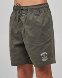The Mad Hueys Skull Anchor Youth 15" Volley - Charcoal