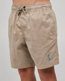 The Mad Hueys Skull Anchor Youth 15" Volley - Taupe