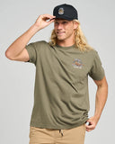 The Mad Hueys Kraken Port Hole SS Tee - Olive