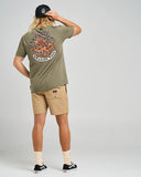 The Mad Hueys Kraken Port Hole SS Tee - Olive