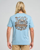 The Mad Hueys The Sea Captain SS Tee - Steel Blue
