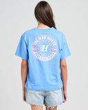 The Mad Hueys Hueys Good Life Womens SS Tee - Cornflower Blue