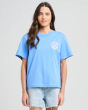 The Mad Hueys Hueys Good Life Womens SS Tee - Cornflower Blue