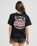 The Mad Hueys The Sea Captain Womens SS Tee - Black