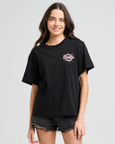 The Mad Hueys The Sea Captain Womens SS Tee - Black