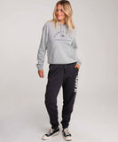 Hurley One And Only Cuff Womens Fleece Track Pants - Heather Black