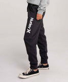 Hurley One And Only Cuff Womens Fleece Track Pants - Heather Black