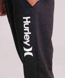 Hurley One And Only Cuff Womens Fleece Track Pants - Heather Black