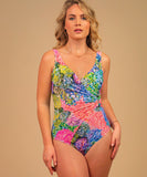 Moontide Hydrangea Side Trim One Piece Swimsuit