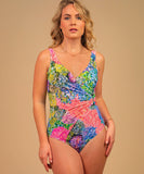 Moontide Hydrangea Side Trim One Piece Swimsuit