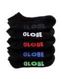 Globe Youth Stealth Ankle Sock Pk5 - Black
