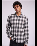 Rhythm Plaid LS Flannel Shirt - Ash