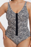 TOGS - Zurich V Neck Ruched One-Piece Swimsuit