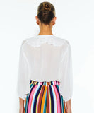Fate + Becker Just Love Frill Blouse - Ivory