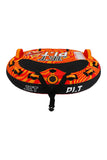 Jetpilot Skimmer 3 80" Towable Tube - Red/Orange 3 Person