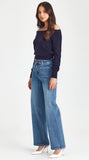 Junkfood Libby Wide Leg Jean -Denim Blue