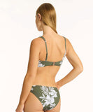 Sea Level Aloha Low Square Neck Bra - Khaki