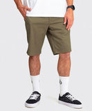 Volcom Frickin Modern Stretch Shorts - Khaki