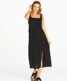 Sass Kirby Midi Dress - Black