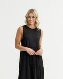 Homelee Kendall Singlet Dress - Black