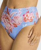 Sea Level Indochine High Waist Gathered Side Pant - Light Blue