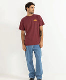 Rhythm Frame SS T-Shirt - Merlot