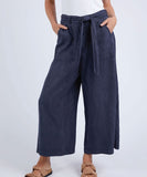 Elm Bliss Washed Pant - Navy