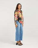 NMBR Rose Tango Blouse - Hibiscus