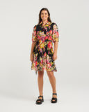 NMBR Rose Marina Dress - Hibiscus