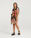 NMBR Rose Marina Dress - Hibiscus