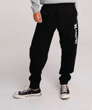 Hurley One And Only Cuff Womens Fleece Track Pants - Black