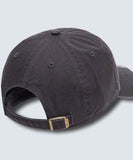 Dark gray baseball cap with a gold buckle on a light gray background Oakley Remix Dad Hat - Blackout