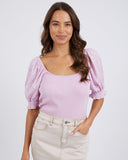 Elm Ottilie Top - Lilac