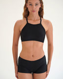 Piha Solid Separate Shorts - Black