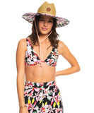 Roxy Womens Pina To My Colada Printed - Anthracite New Life