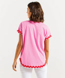 Betty Basic Sunny Tee - Red/Pink