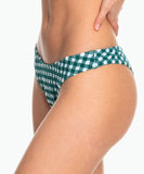Roxy The Plaid Pulse Cheeky Bikini Bottoms - Pirouette