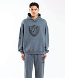 Majestic Las Vegas Raiders Tonals Stark Hoodie - Stormy Weather