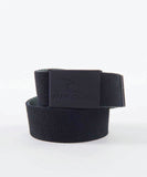 Rip Curl Snap Revo Webbed Belt - Black/Olive
